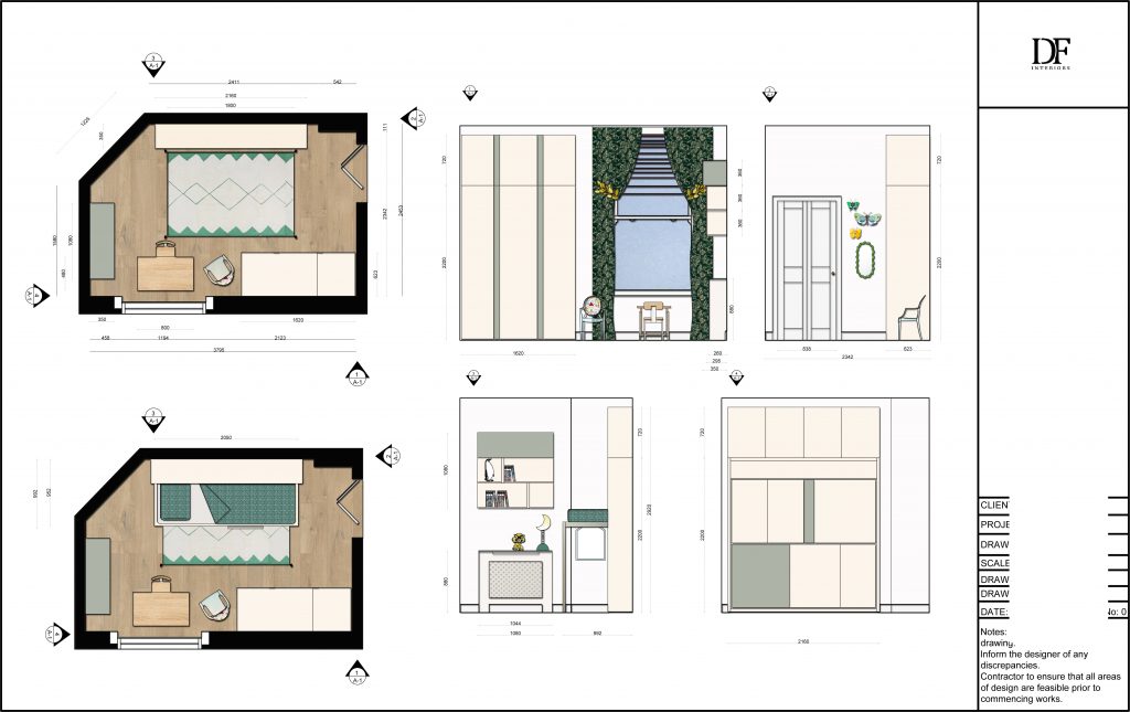 1 Mrs & Mr Antonini  Kid Bedroom Proposed